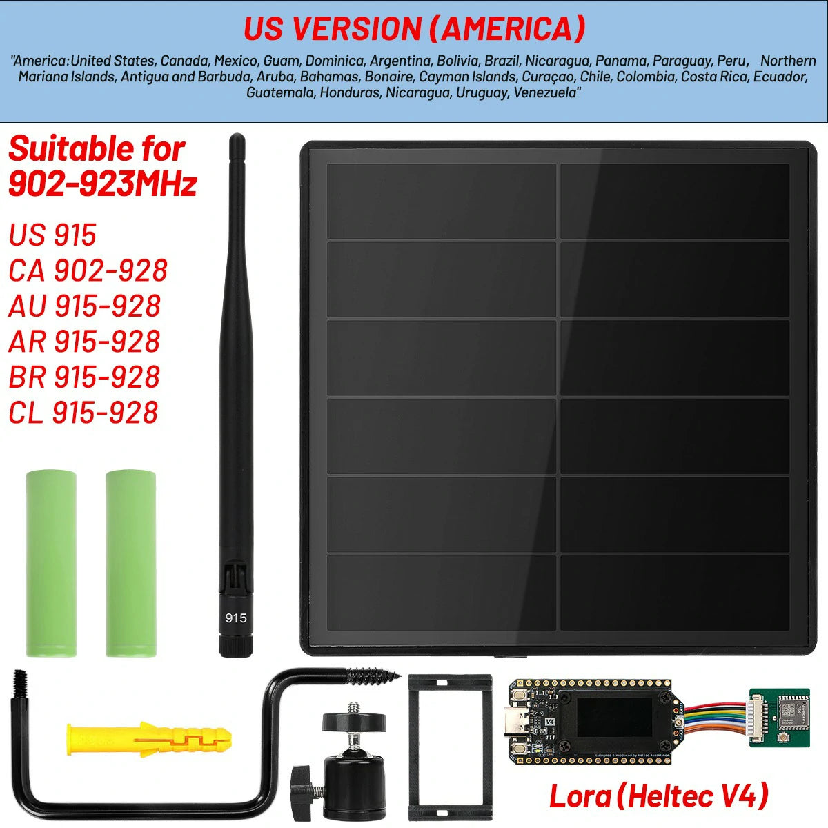 D5L H2 GPS Battery 915MHz 