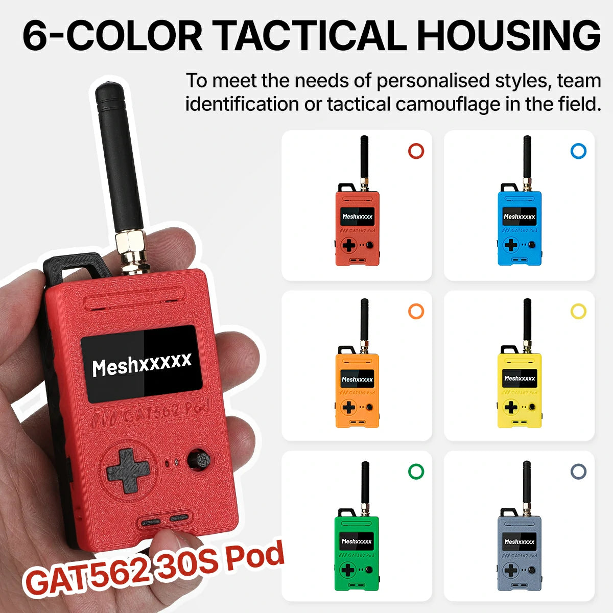 GAT562 30S POD Various colours