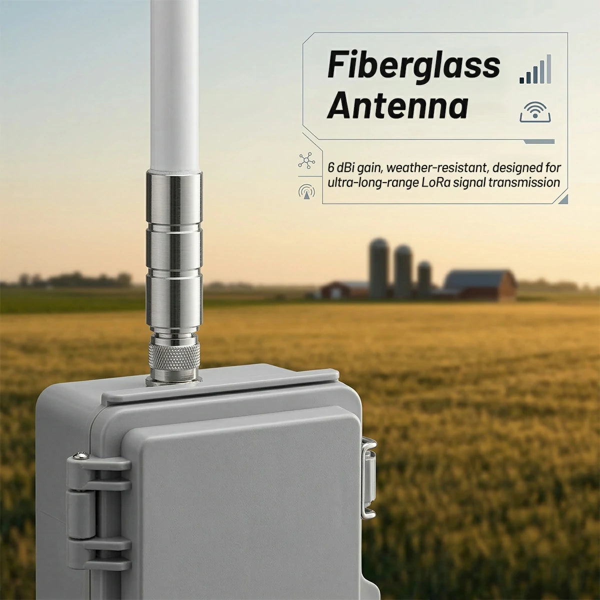 HP1 High Power LoRa Module Fiberglass Antenna