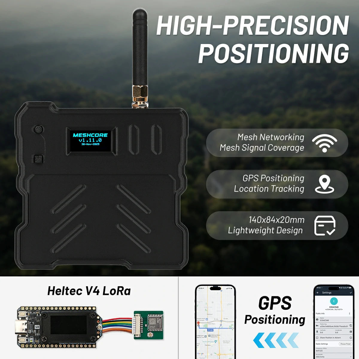 LT3 Meshtastic Tracker GPS