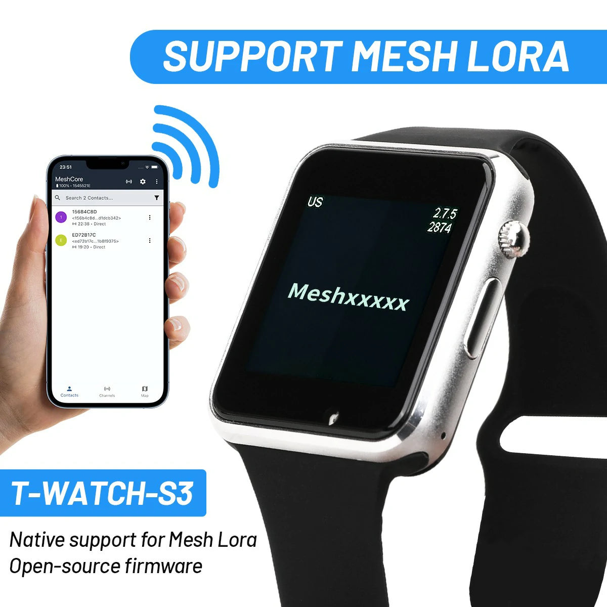 T WATCH S3 Mesh Lora