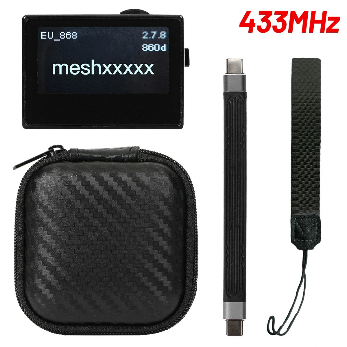 meshtiny black 433MHz